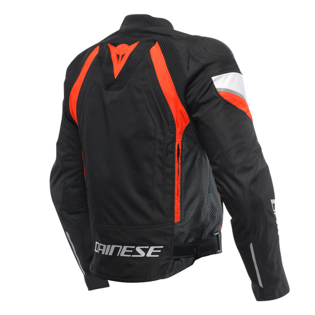 avro-5-tex-jacket-black-red-fluo-white image number 1