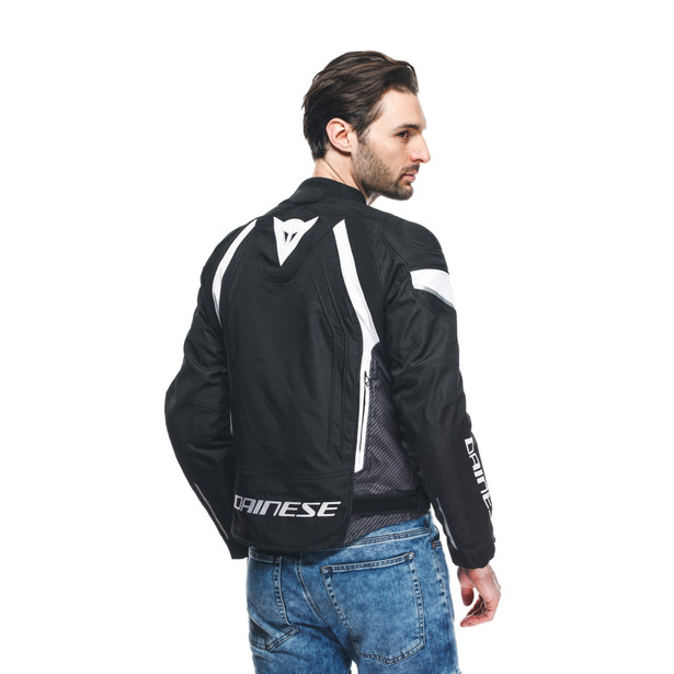 avro-5-tex-jacket-black-white-black image number 6